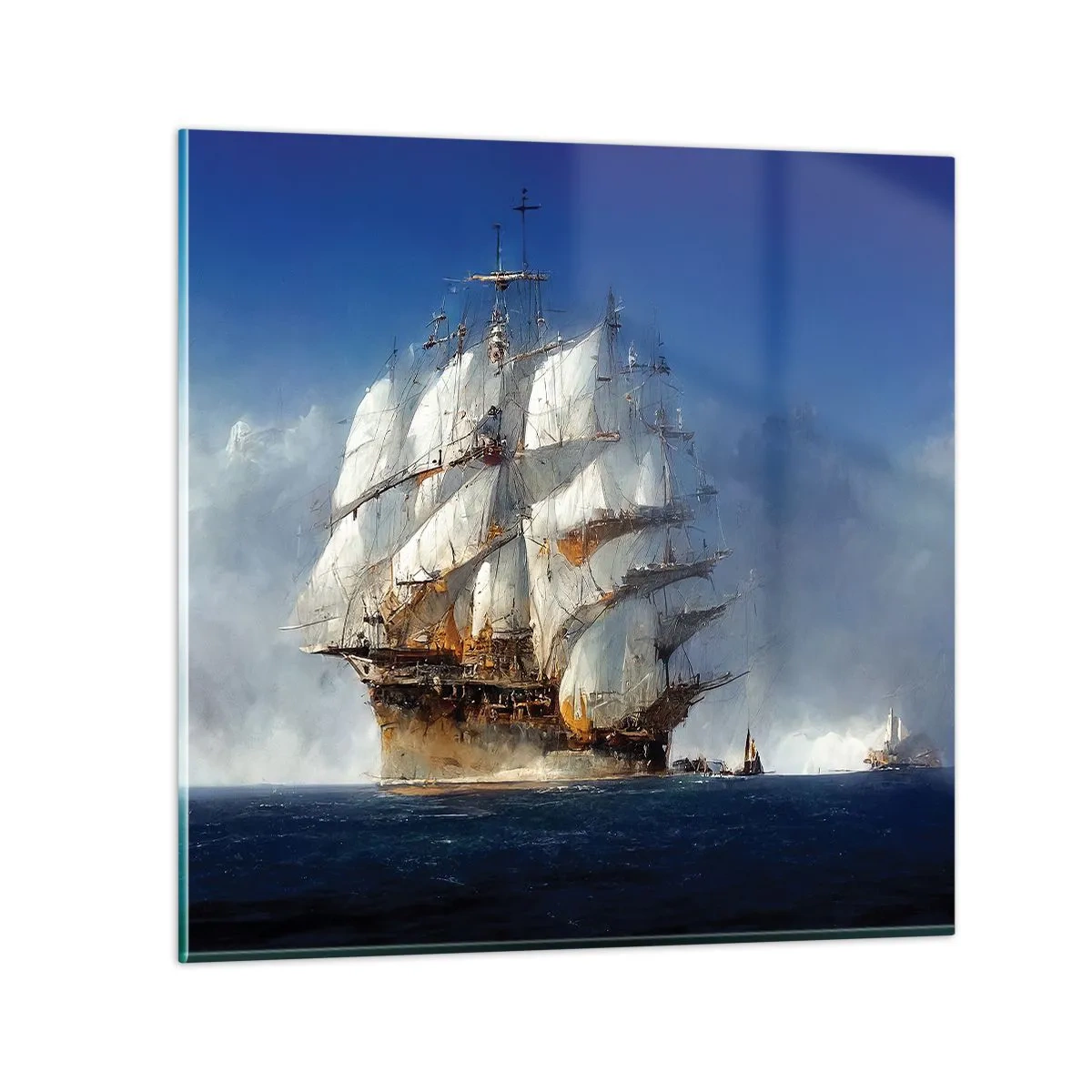 Billede på glas - Den store herlighed! - 30x30 cm