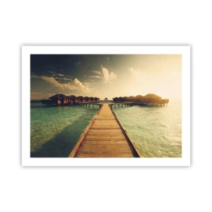 Plakat - En varm invitation - 70x50 cm