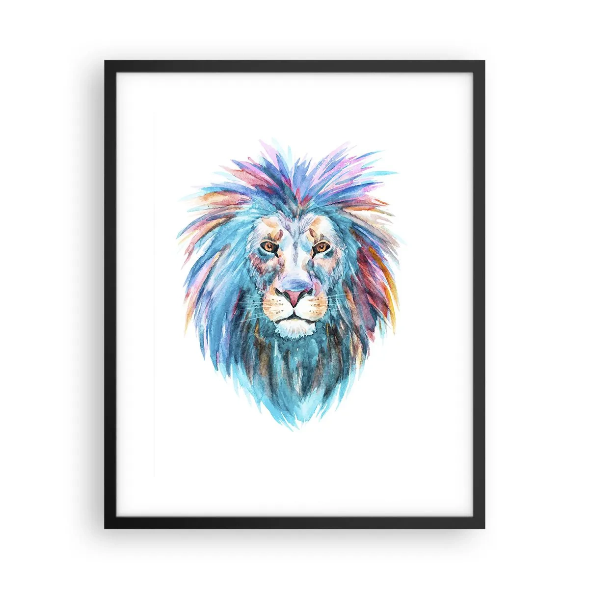 Plakat i sort ramme - En elektrificerende aura - 40x50 cm