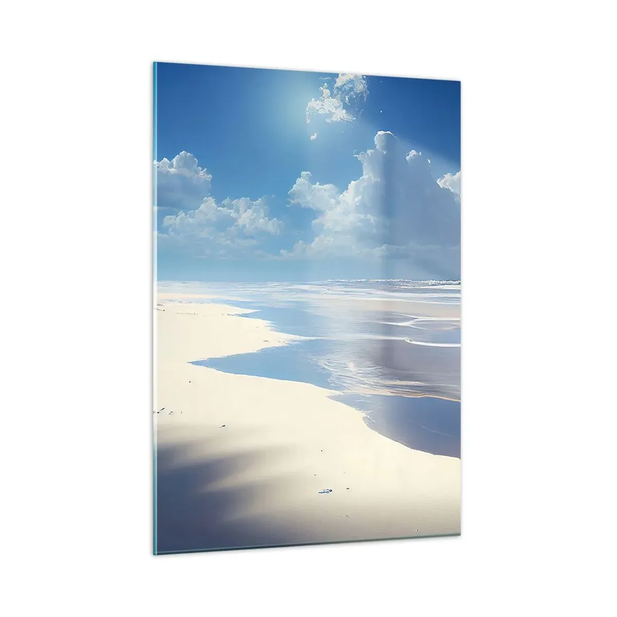 Billede på glas - Ferie i paradis - 50x70 cm