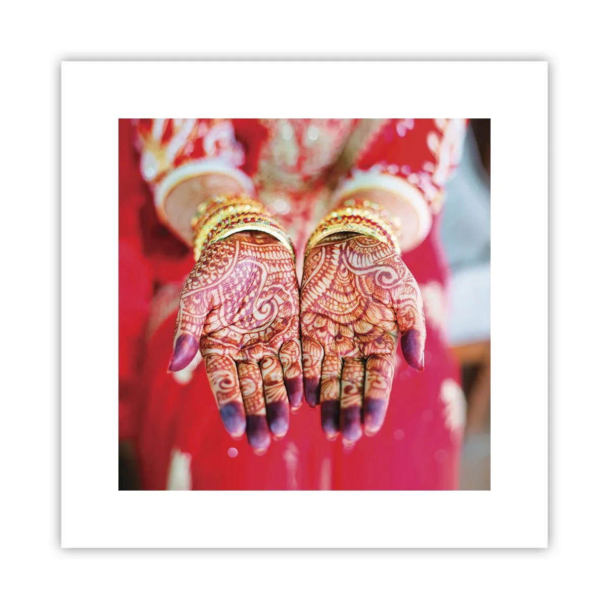 Plakat - Klar til at fange lykken - 30x30 cm