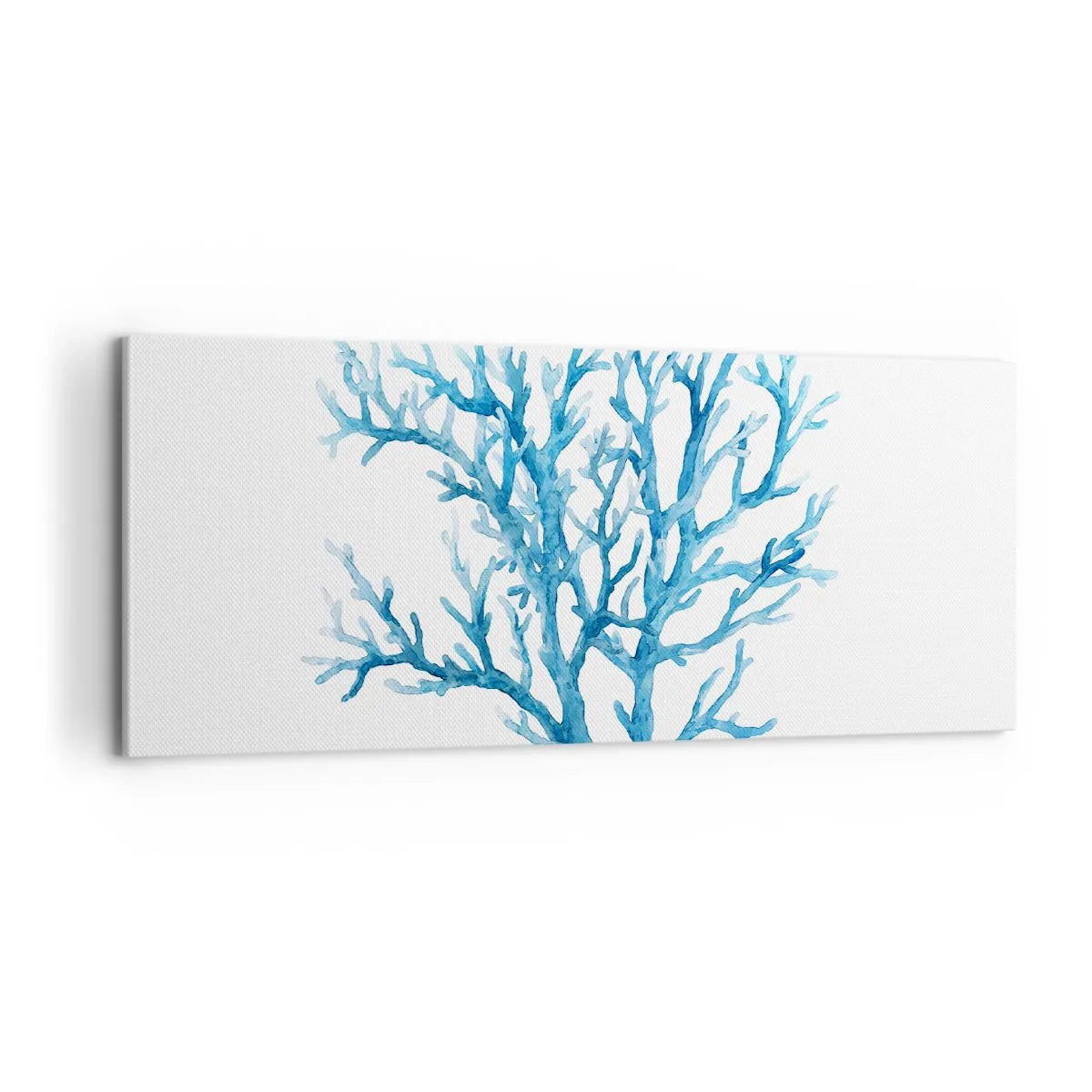 Lærredstryk - Billede på lærred - Marint filigran - 100x40 cm