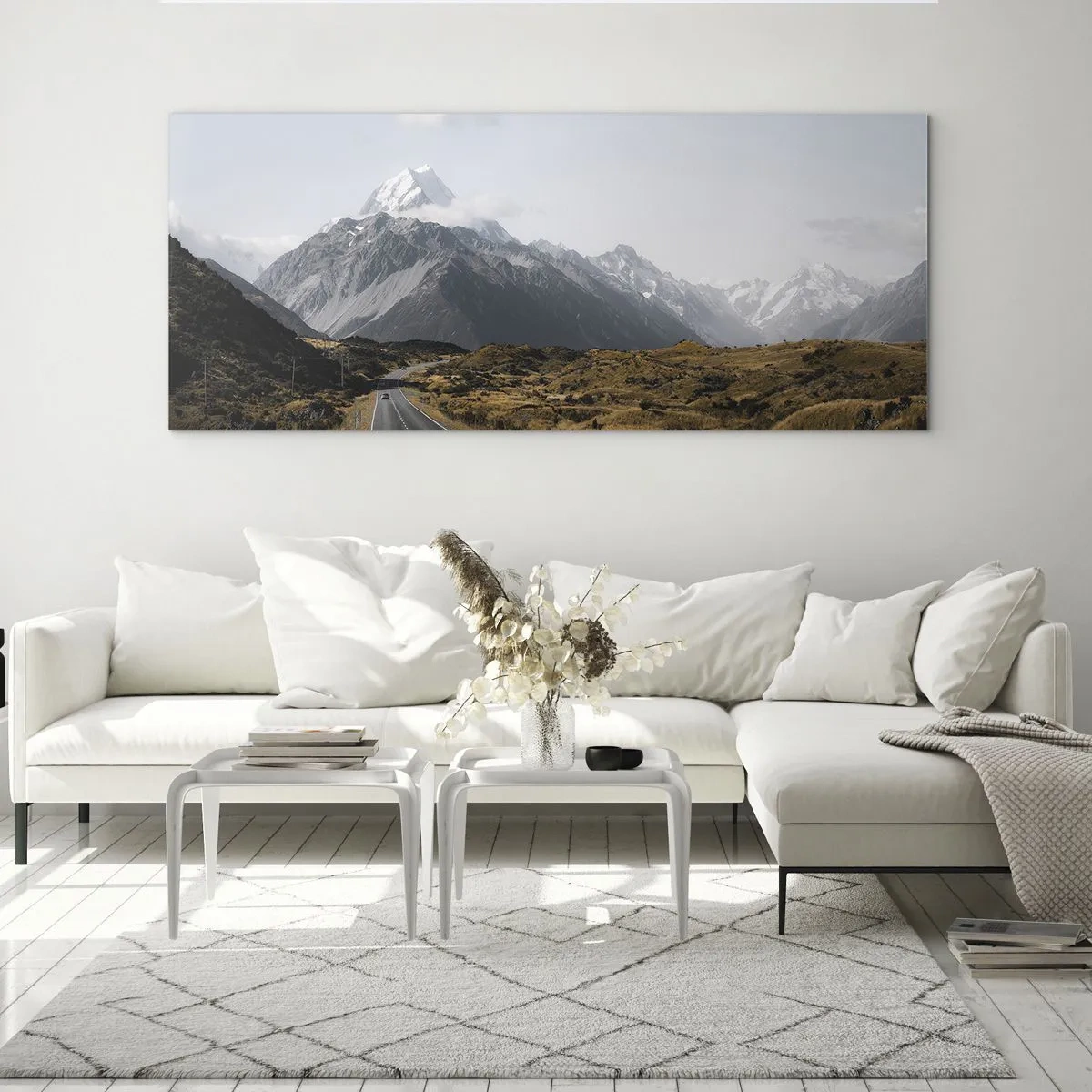 Billede på glas - Vejen til hjerte - 140x50 cm