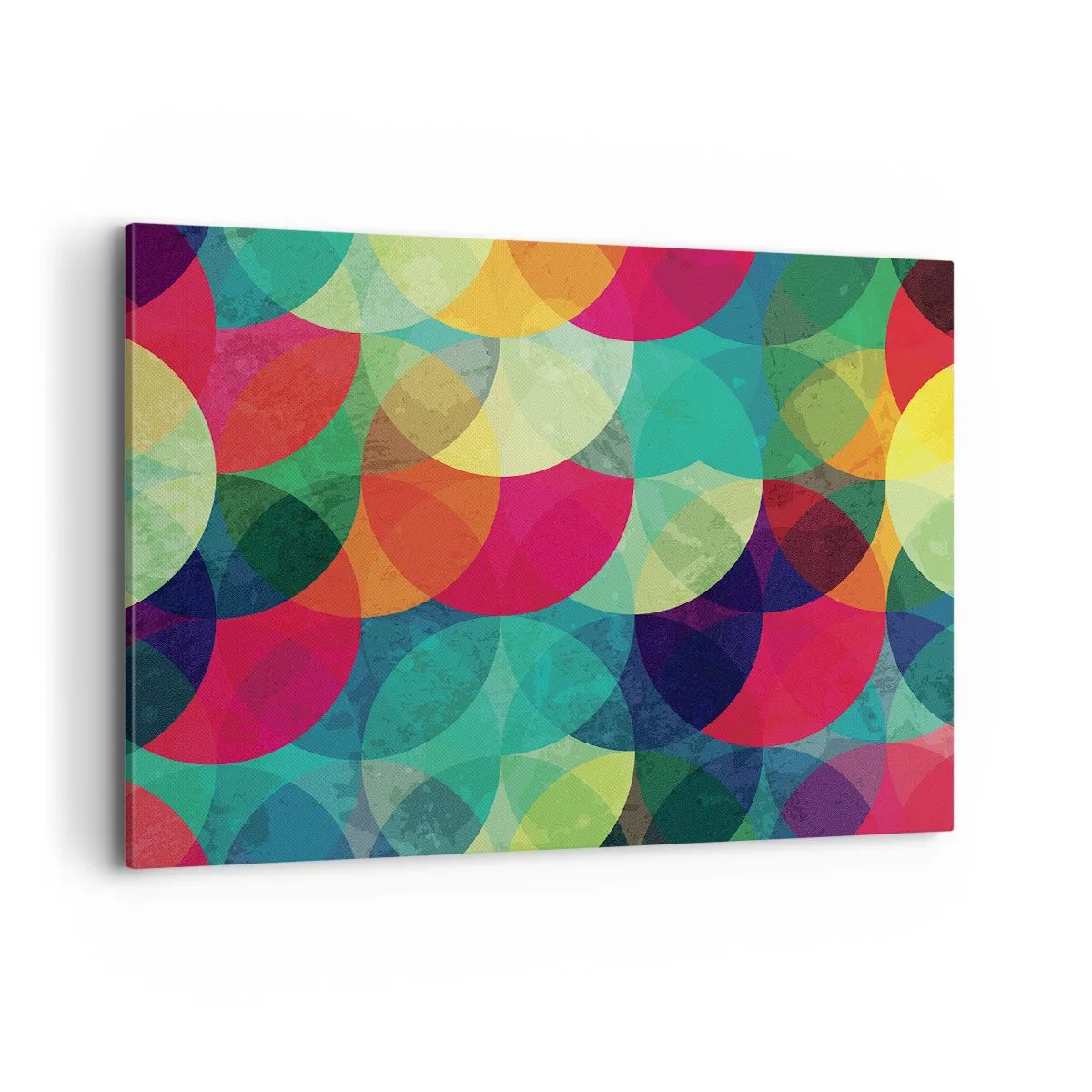 Lærredstryk - Billede på lærred - Ind i regnbuens opstigning - 100x70 cm