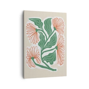 Lærredstryk - Billede på lærred - Folkeligt og moderne - 50x70 cm