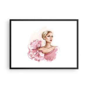 Plakat i sort ramme - Som malet... - 70x50 cm