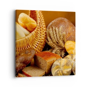 Lærredstryk - Billede på lærred - Vi slap væk igen - 40x40 cm