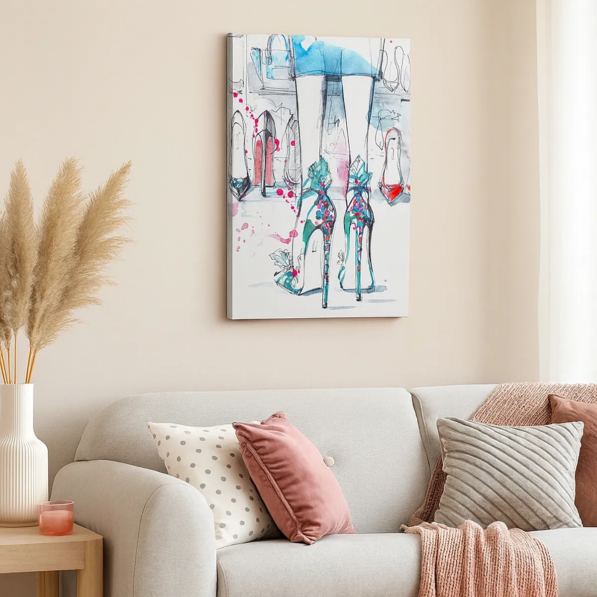 Lærredstryk - Billede på lærred - Sesam, åbn dig - 50x70 cm