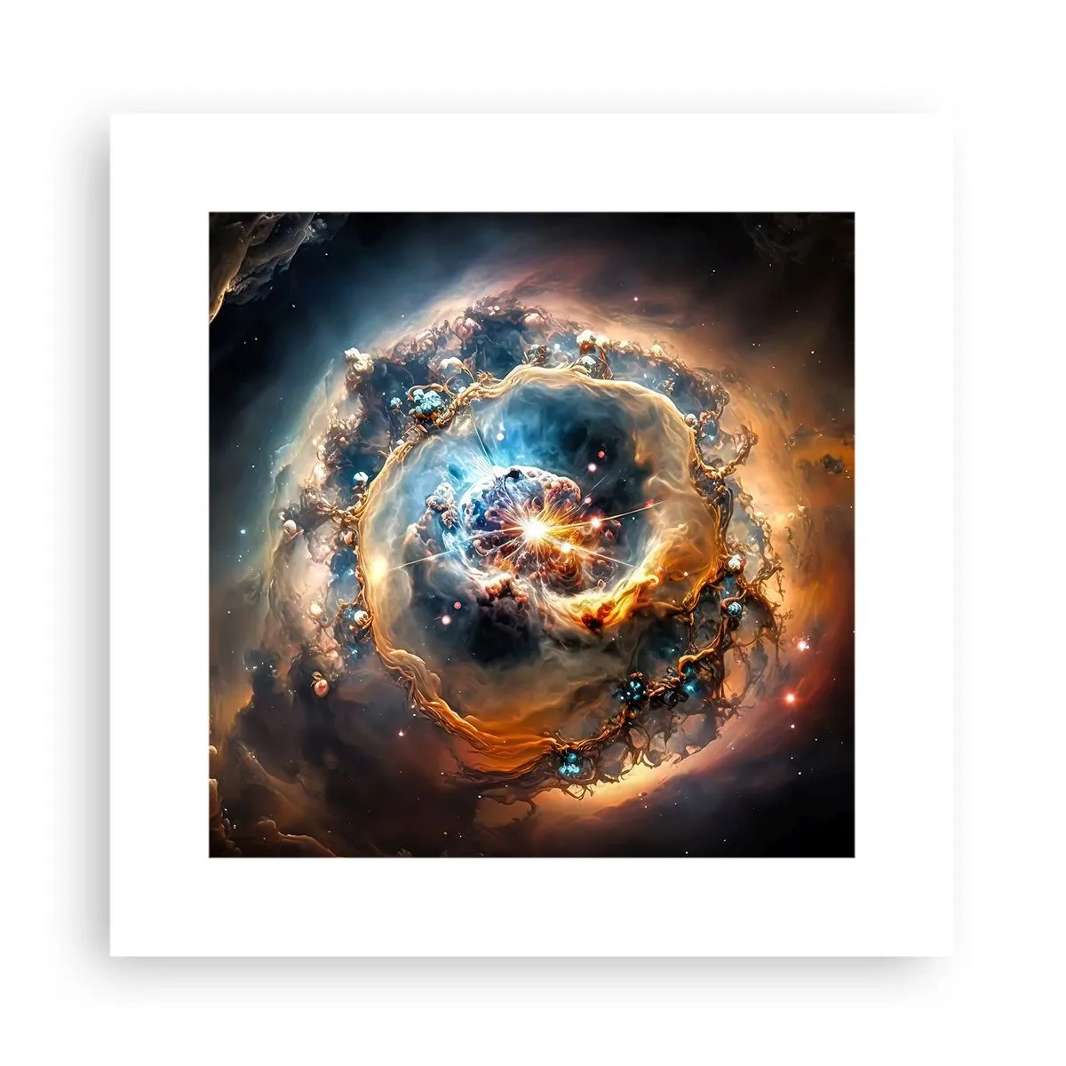 Plakat - Begyndelse - 30x30 cm