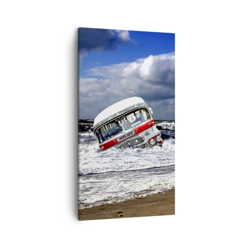 Lærredstryk - Billede på lærred - Og hvad er du overrasket over? - 45x80 cm