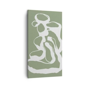 Lærredstryk - Billede på lærred - Rummets kald - 45x80 cm