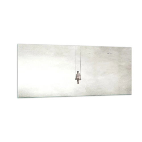 Billede på glas - Barnet i os selv - 100x40 cm