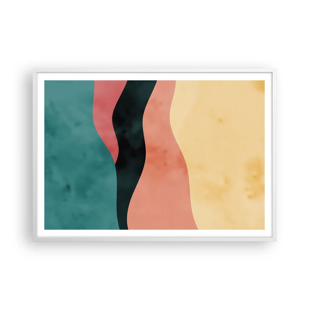 Plakat i hvid ramme - Kompatibel manglende overholdelse - 100x70 cm