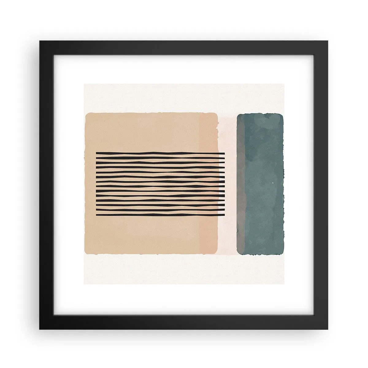 Plakat i sort ramme - Alt er i god stand - 30x30 cm