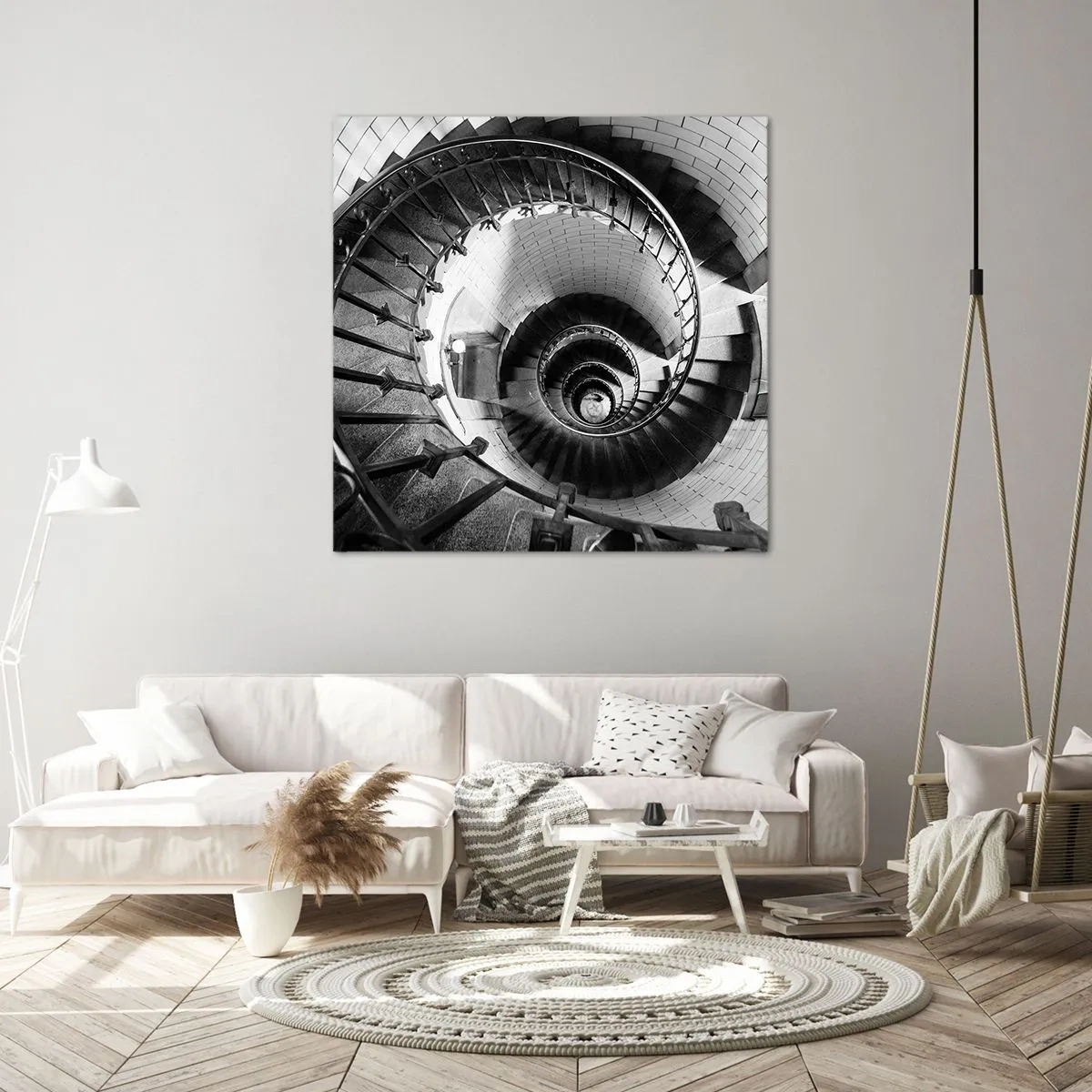 Lærredstryk - Billede på lærred - Højt og højere - 70x70 cm