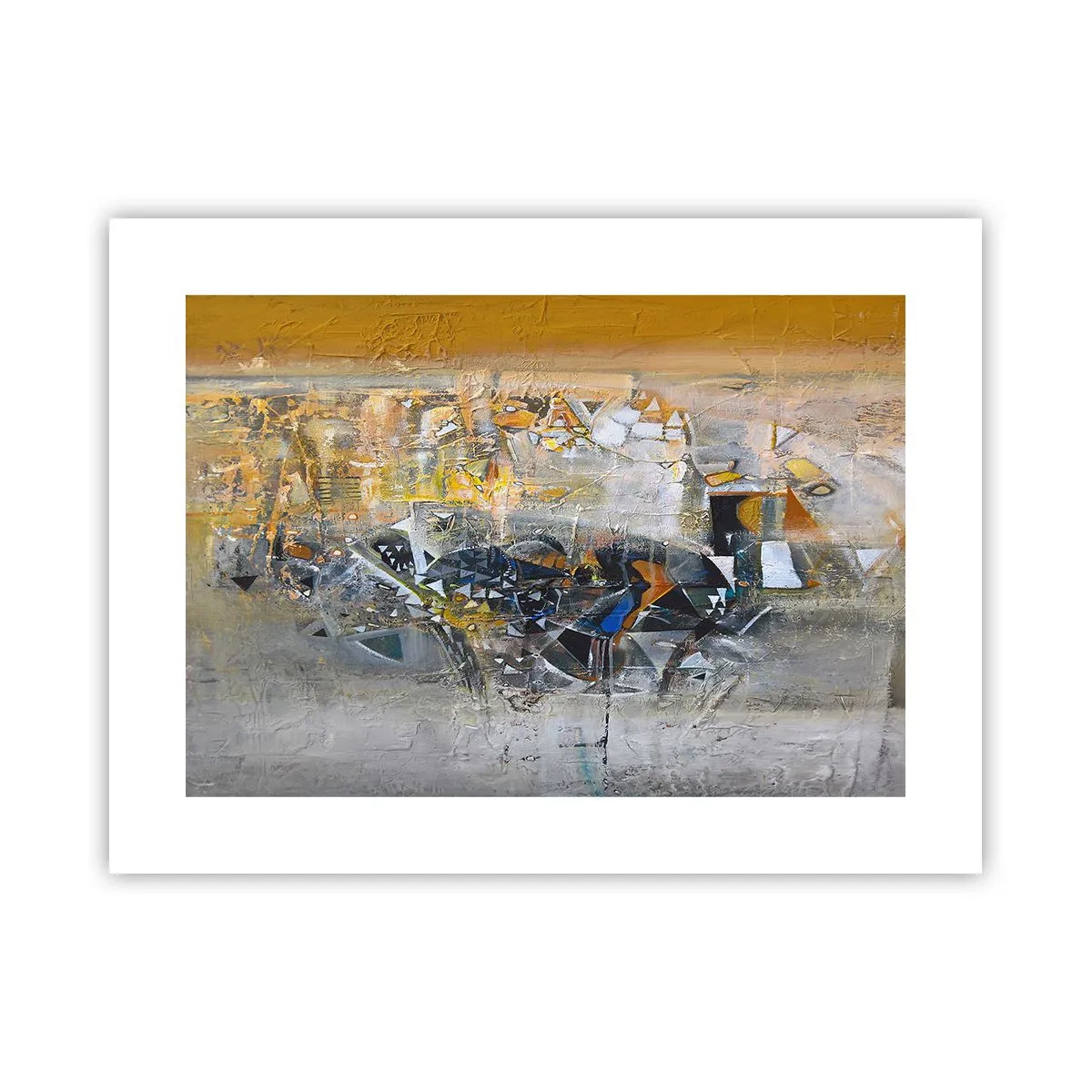 Plakat - Alt vil falde på plads - 40x30 cm