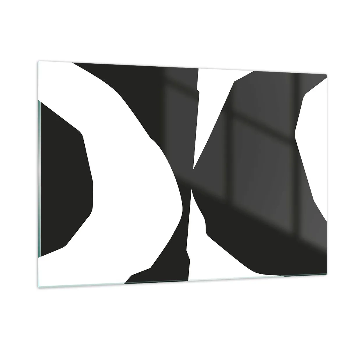 Billede på glas - Positiv-negativ - 120x80 cm