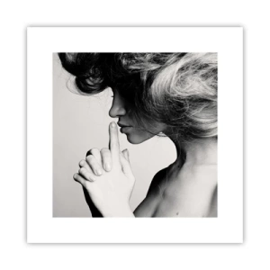 Plakat - Lyt til sig selv - 30x30 cm