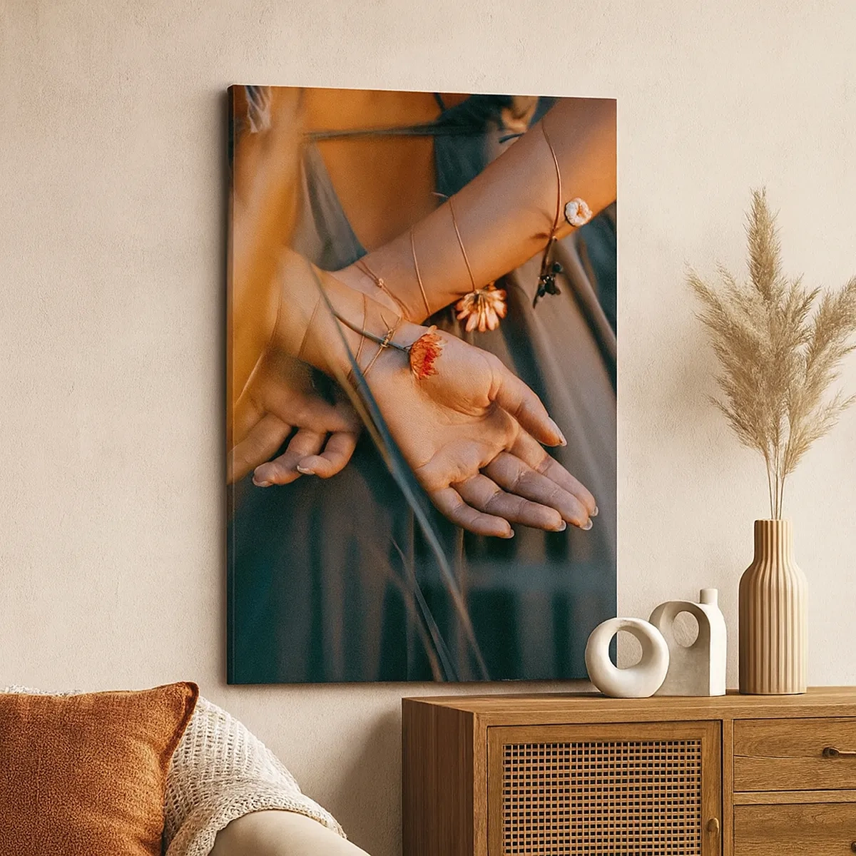 Lærredstryk - Billede på lærred - Forbundet med naturen - 50x70 cm