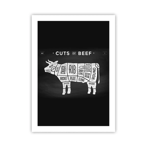 Plakat - Slagterens grundbog - 50x70 cm