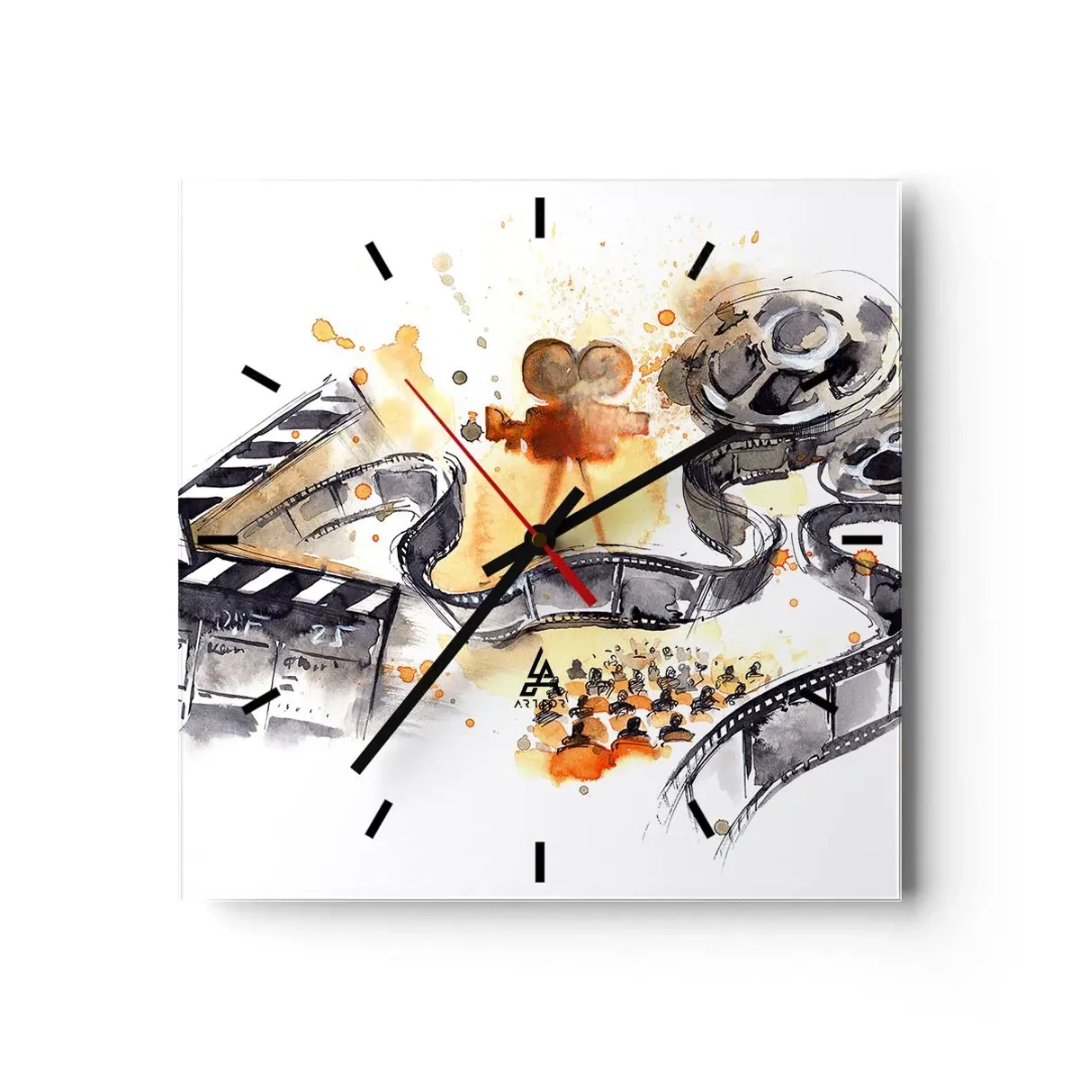 Vægur, Uret - I drømmeland - 40x40 cm