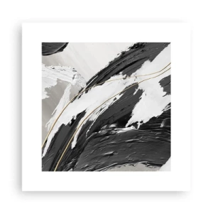 Plakat - Abstraktion med flair - 30x30 cm