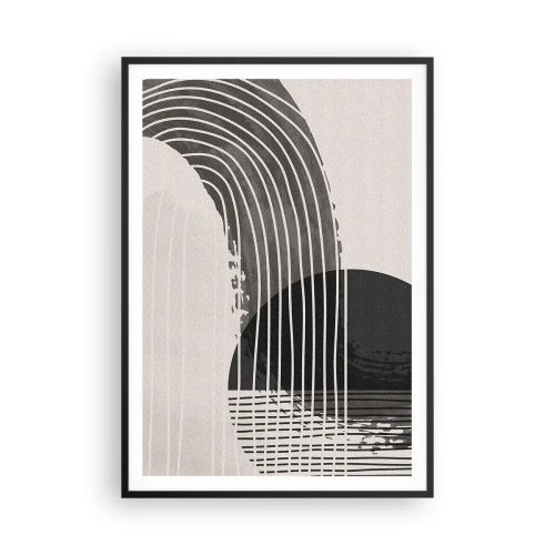 Plakat i sort ramme - Derhen og tilbage - 70x100 cm