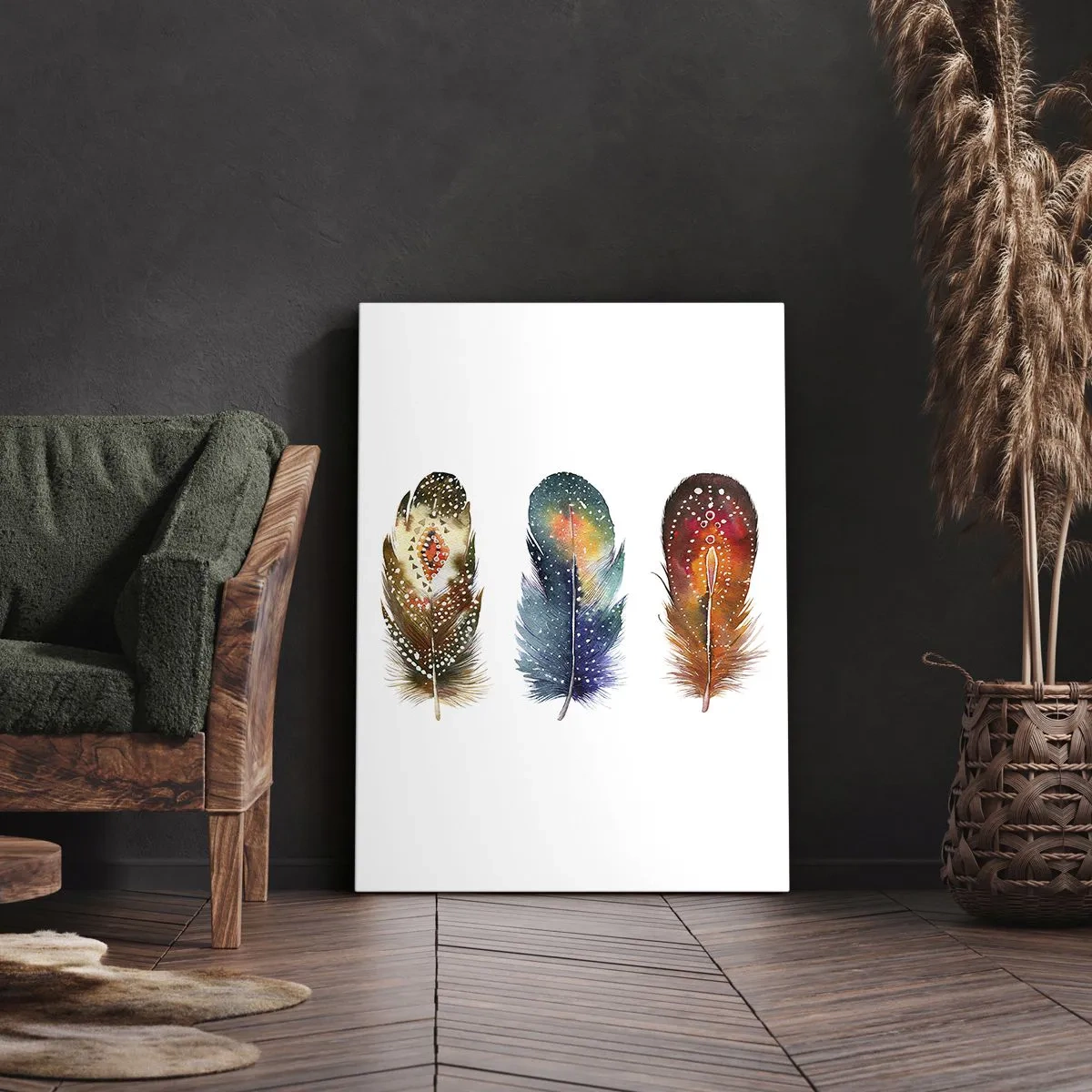 Lærredstryk - Billede på lærred - Ritualer, ordinancer, mysterier - 65x120 cm