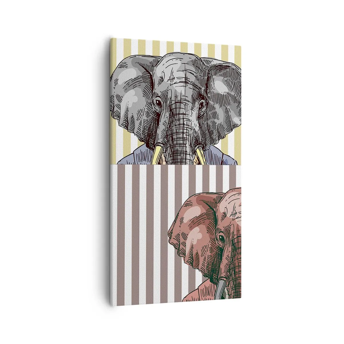 Lærredstryk - Billede på lærred - Elegant af natur - 55x100 cm