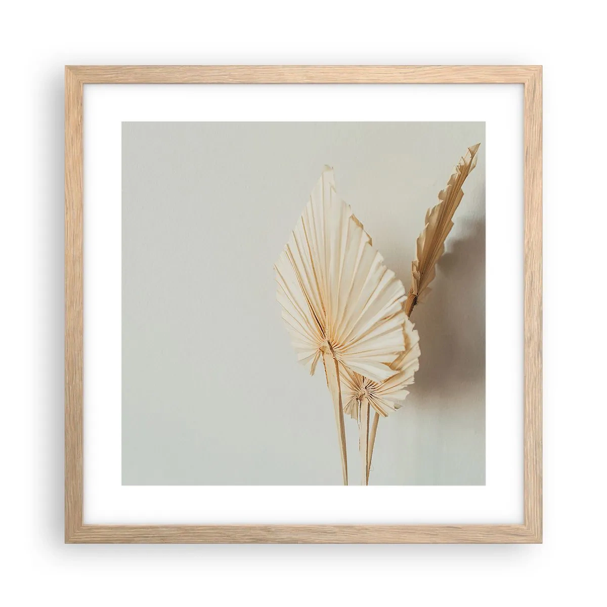Plakat i ramme af lyst egetræ - Når du har brug for trøst - 40x40 cm