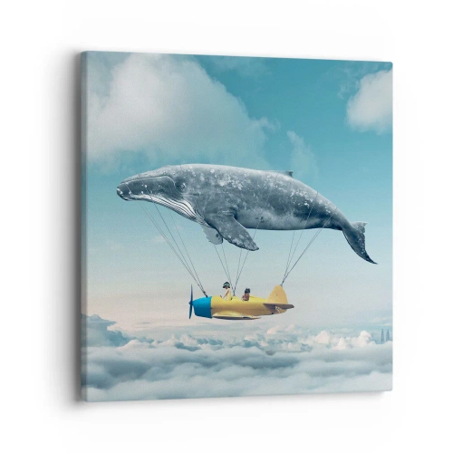 Lærredstryk - Billede på lærred - Hvorfor ikke? - 40x40 cm