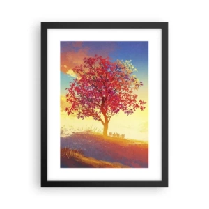 Plakat i sort ramme - Pilgrim på bestemmelsesstedet - 30x40 cm