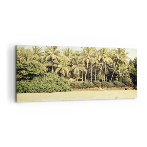 Lærredstryk - Billede på lærred - Hvad med her? - 120x50 cm