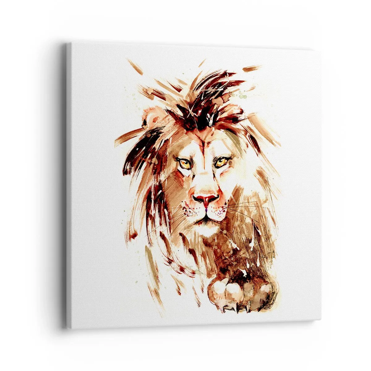 Lærredstryk - Billede på lærred - Styrke og værdighed - 40x40 cm