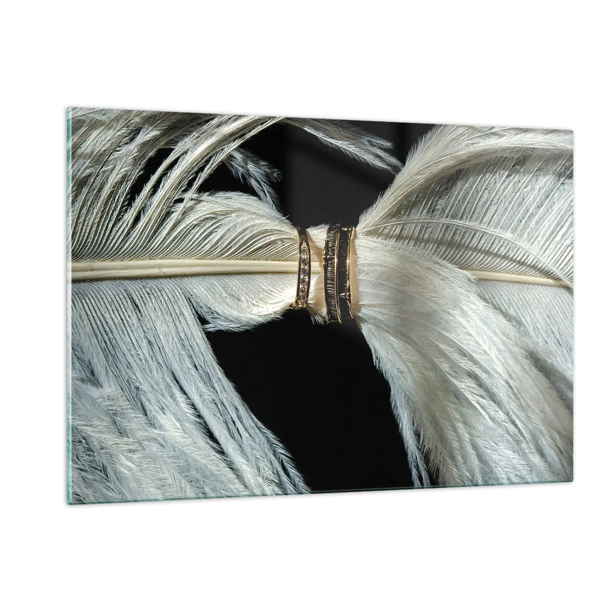 Billede på glas - ...og jeg vil ikke forlade dig... - 120x80 cm