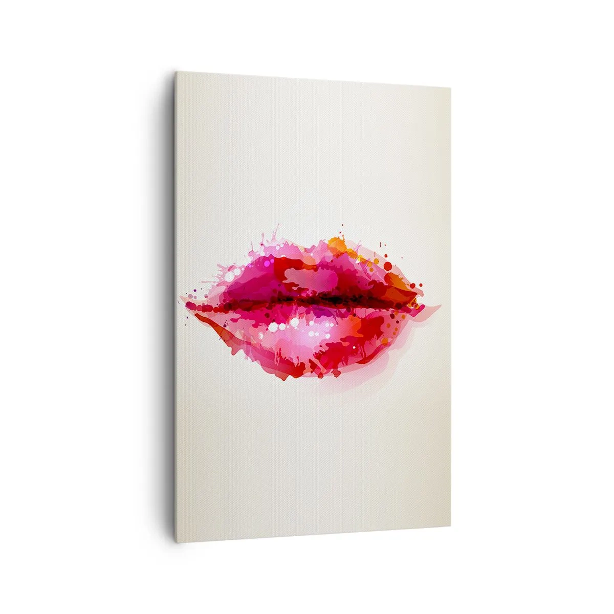 Lærredstryk - Billede på lærred - En mere rød nuance af rød - 80x120 cm