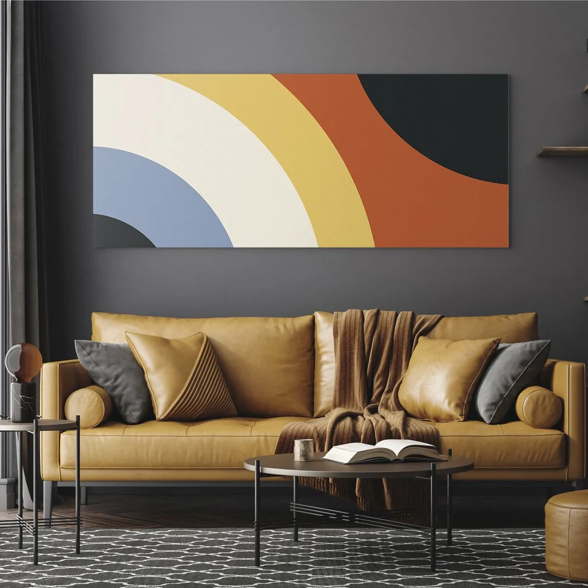 Billede på glas - Over for hinanden - 120x50 cm