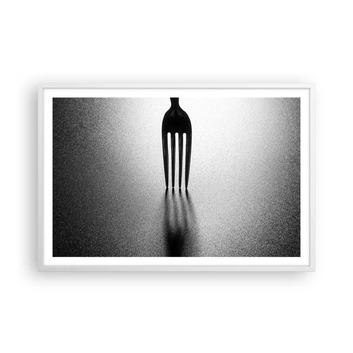 Plakat i hvid ramme - Lys og skygge - 91x61 cm