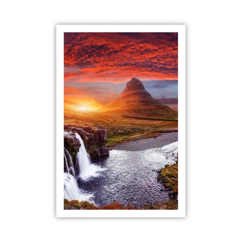 Plakat - En udsigt over Midgård - 61x91 cm