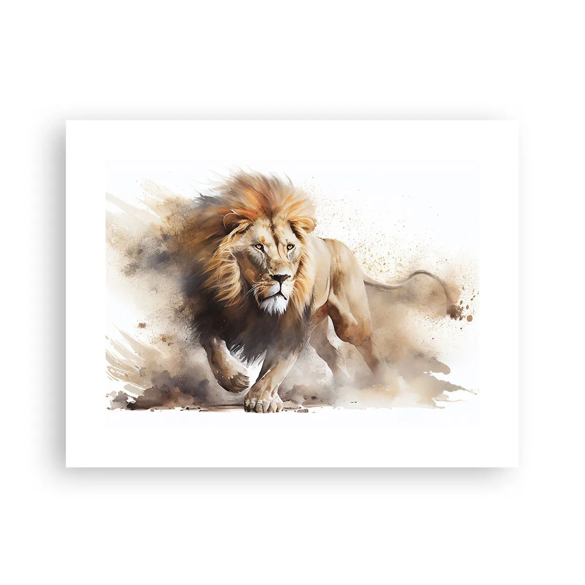 Plakat - Kongen er taget af sted - 40x30 cm