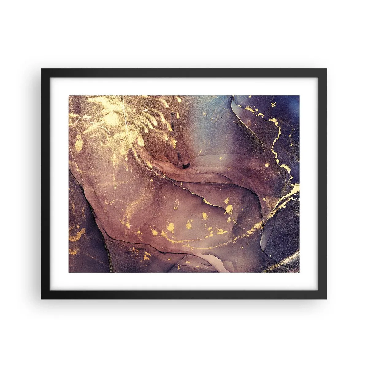 Plakat i sort ramme - Materie og ånd - 50x40 cm