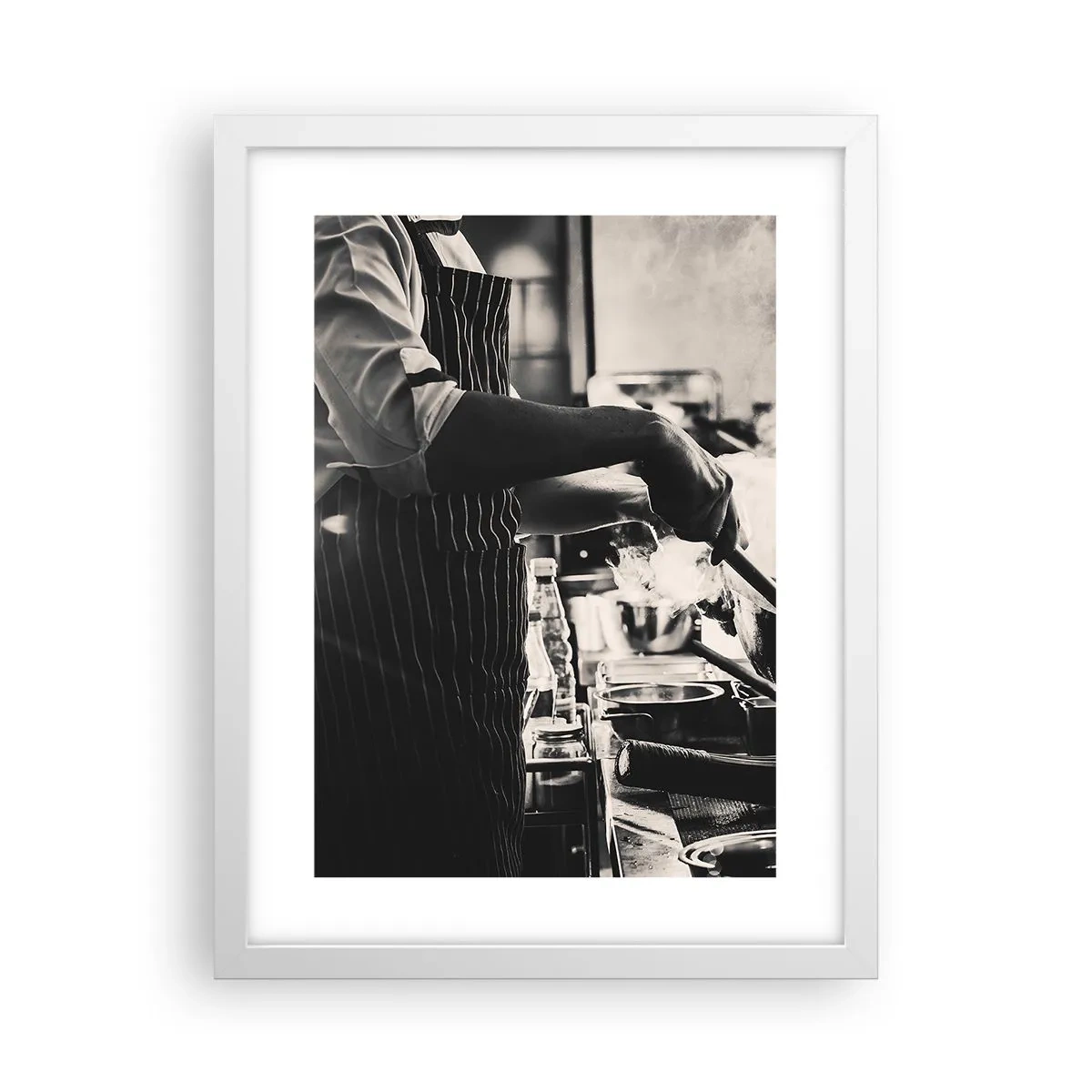 Plakat i hvid ramme - Smagernes alkymi - 30x40 cm