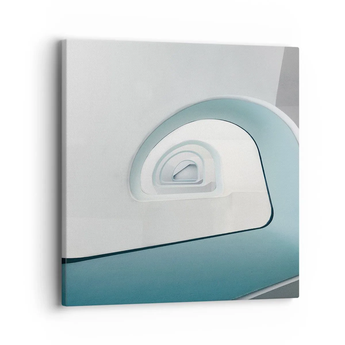 Lærredstryk - Billede på lærred - Til bunden af det blå - 40x40 cm