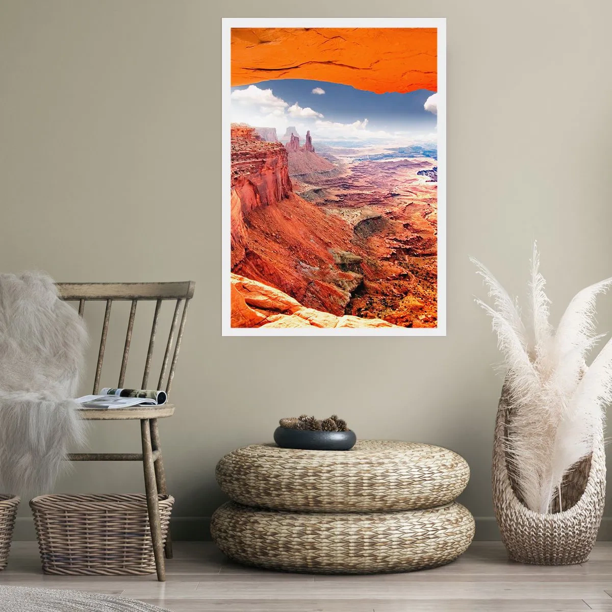 Plakat - Udskåret af naturen selv - 70x100 cm