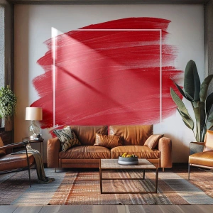 Fototapet Selvklæbende Deluxe Sticker - Uden for rammen - Abstraktion, Stykke, Minimalisme - 350x256 cm