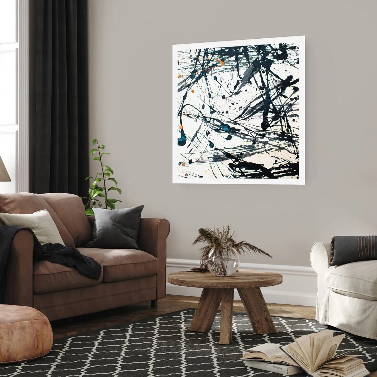 Plakat - Med eller uden fornuft? - 60x60 cm