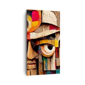 Lærredstryk - Billede på lærred - Jeg kan se dig... - 45x80 cm