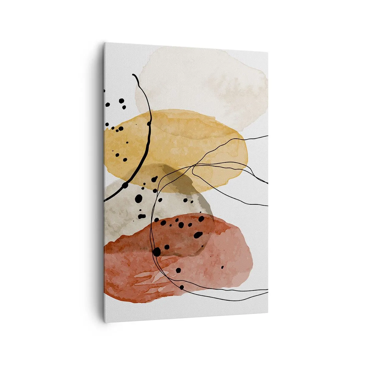 Lærredstryk - Billede på lærred - Som lys, klar luft - 80x120 cm