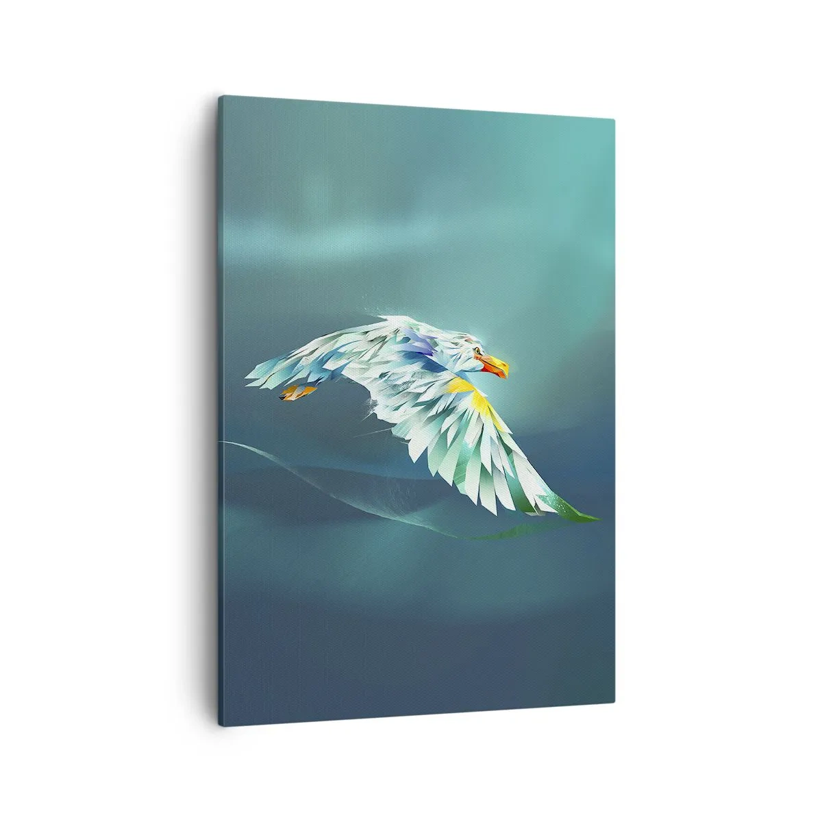 Lærredstryk - Billede på lærred - Den ørnelignende kraft i din flugt - 50x70 cm