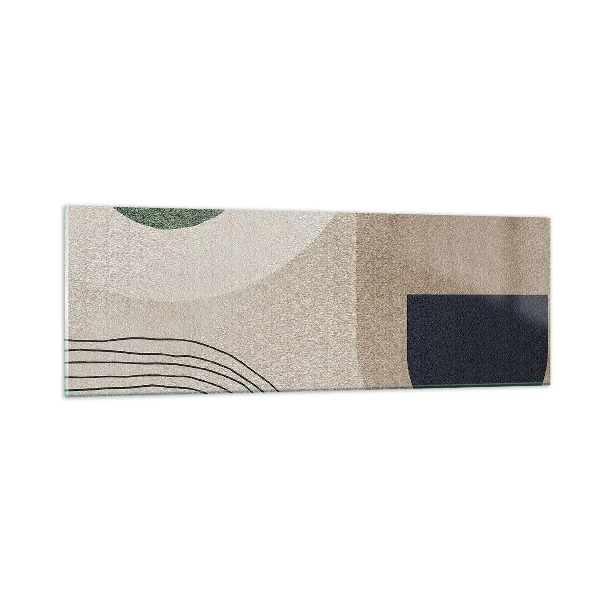 Billede på glas - Blidheden i en oval - 90x30 cm